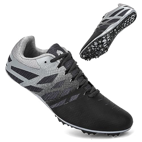 Men Women Kids Track and Field Shoes Professional 8 Spikes...