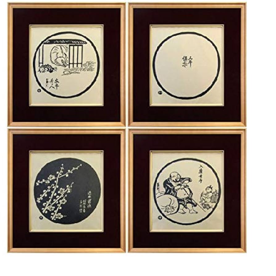 【真作】掛軸　牛頭円相図　禅意を描いた墨蹟掛軸　悟りの象徴　合箱入　T60 真作】掛軸 牛頭円相図 禅意を描いた墨蹟掛軸 悟りの