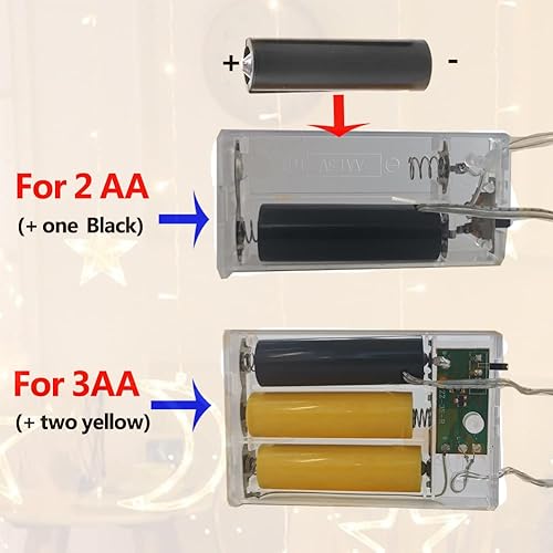 Miniatura 3 de Delinx 2 o 3 pilas AA LR6 R6 de repuesto, baterías falsas, 1 a 10 CA 120V a 3V 4.5V adaptador de fuente de alimentación para decoraciones de