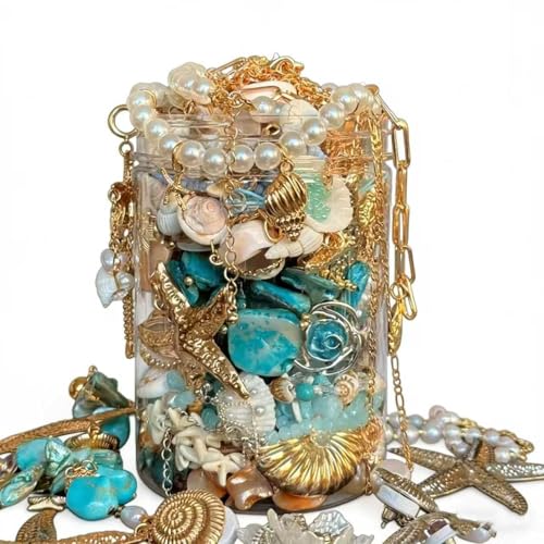 Boîtes pour femme et pot à bijoux tendance lot de 25 à 50 bocaux avec bagues et colliers