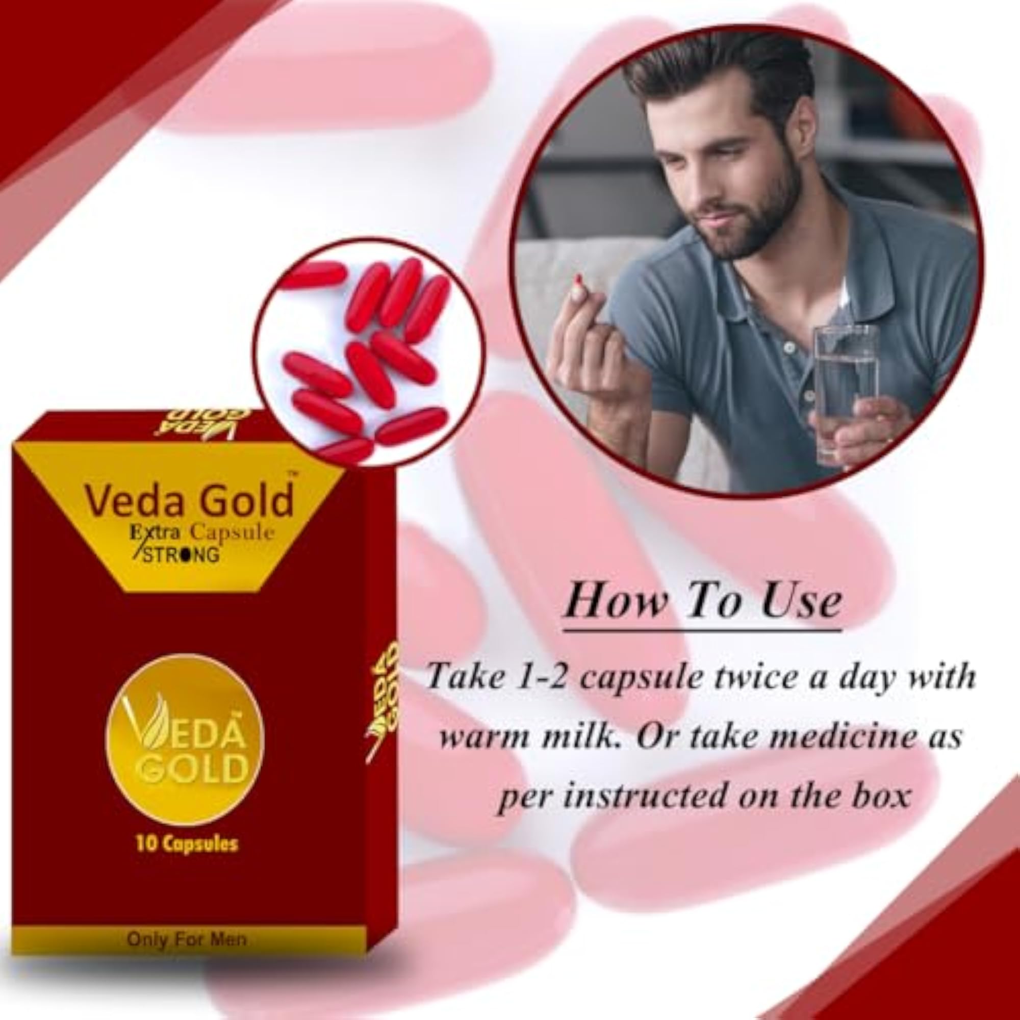 VEDA Extra Strong Capsule Wellness Pure Ashwagandha Extract