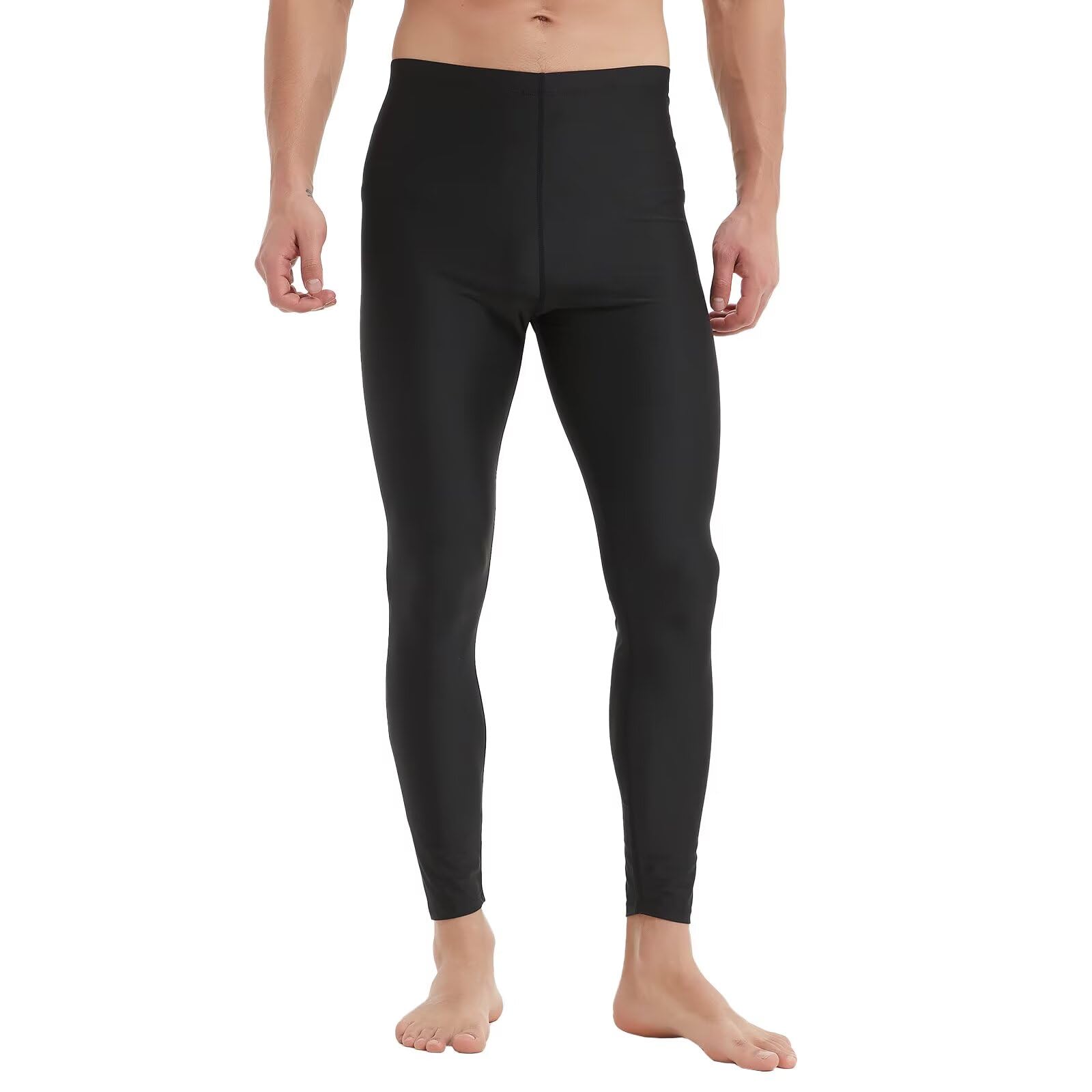 Mens Swim Pants Long UV Sun Protection Swim Tights Surf Water Leggings Rash Guard Swimming Pants Quick Dry-image-10