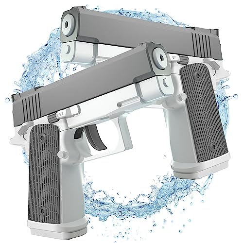 2 Stück Wasserpistole Spielzeug für Kinder,Mini Wasserpistolen,Wasser Spritzpistole Kunststoff,Premium Wasserpistolen Se...