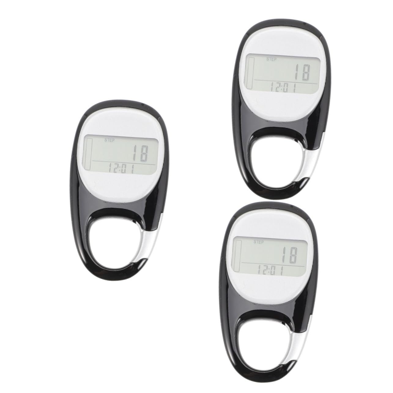 BESPORTBLE Lot De 3 Podomètres Portables Et Pratiques pour Activités De Plein Air