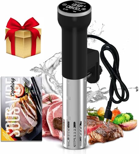 CATTLEMAN Sous Vide Cooker WiFi, 1000W, IPX7 Waterproof, Immersion Circulator for Sous-Vide, Suvee...