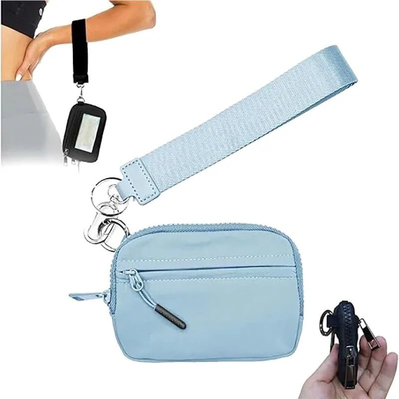 with Wrist Zip Coin Purse Ladies Casual Travel Bag Waterproof Nylon Small Wallet Multifunctional Card Holder4