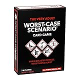 Moose games The Very Adult Worst-CASE Scenario Card Game - All New Party Game | 0% Trivia, 100% Humorous Fun, Black