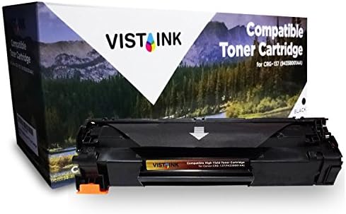 Vista InkCompatible Canon 137 Canon Cartridge 137 CRG-137 9435B001AA High Yield Toner Powder Cartridge - 2,400 Page Yield Black Cartridge for Canon Printers - Black and White Printing - 1 Pack
