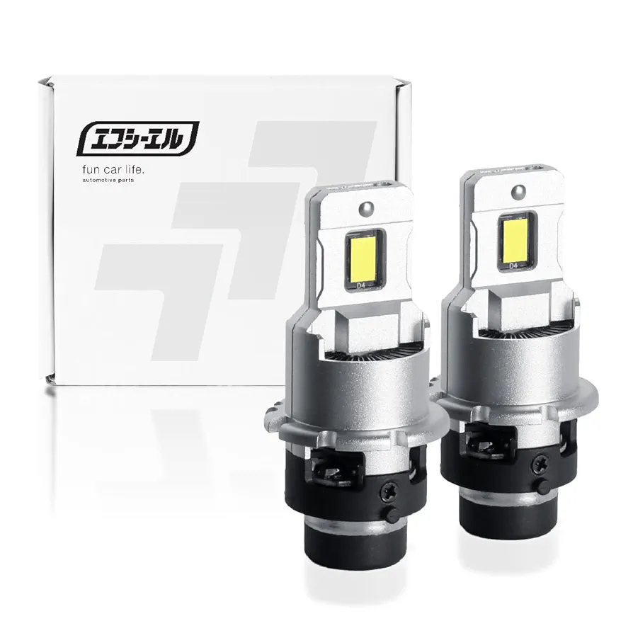 純正HID用LEDキット　バルブ交換タイプ　D4S FLED-S9D406S Amazon | fcl.(エフシーエル) D4S led ヘッドライト ポン付け