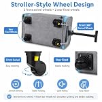 Airline Pet Carrier with Wheels, 18x11x11 for Cats & Toy Dogs - Image 4