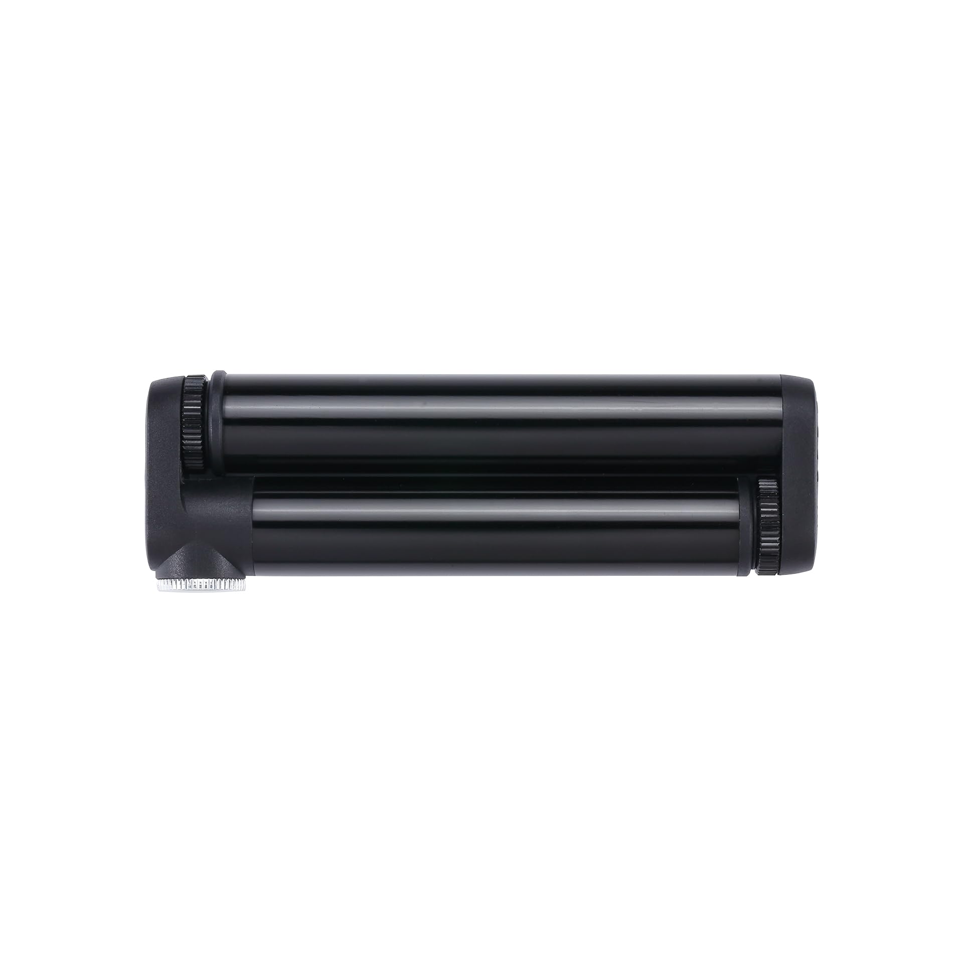 BBB Cycling Pompe À Vélo Mini Pompe Haute Pression 116Psi 120 Mm Pompe 35 CC pour Valve Presta French Pompe Tubeless Compatible Doubleshot Mini BMP-102, Noir