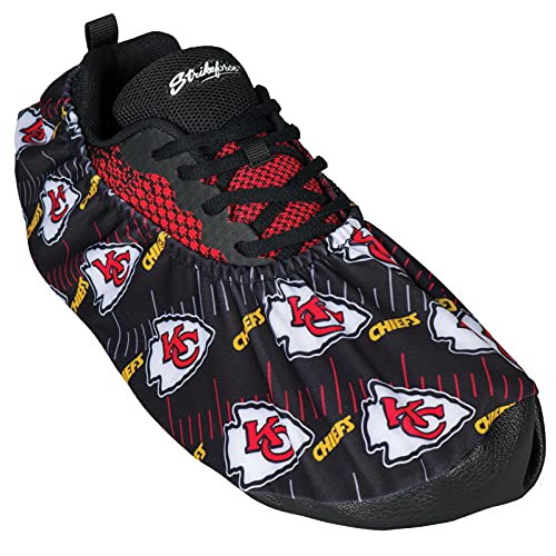 NFL Bowling Shoe Covers with Officially Licensed NFL Logos Comes in Pairs (Kansas City Chiefs)