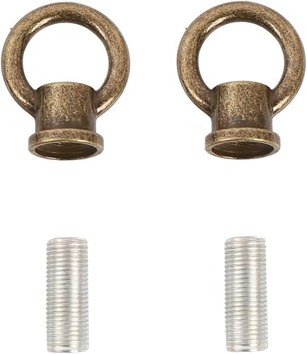 Miniatura 5 de Giluta Cadena de araña resistente de 19 pies, cadena de lámpara colgante de bronce antiguo con acabado duradero, extensión colgante para cesta de