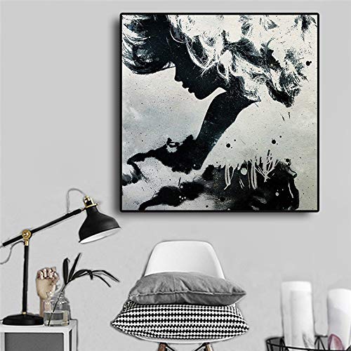 Déco Chambre Fille Ado : Tableau Noir et Blanc Style Minimaliste pour Petit Espace Cosy