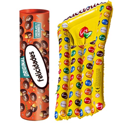 Conguitos Megatubo 1,2 KG-Felicidades + COLCHONETA LACASITOS