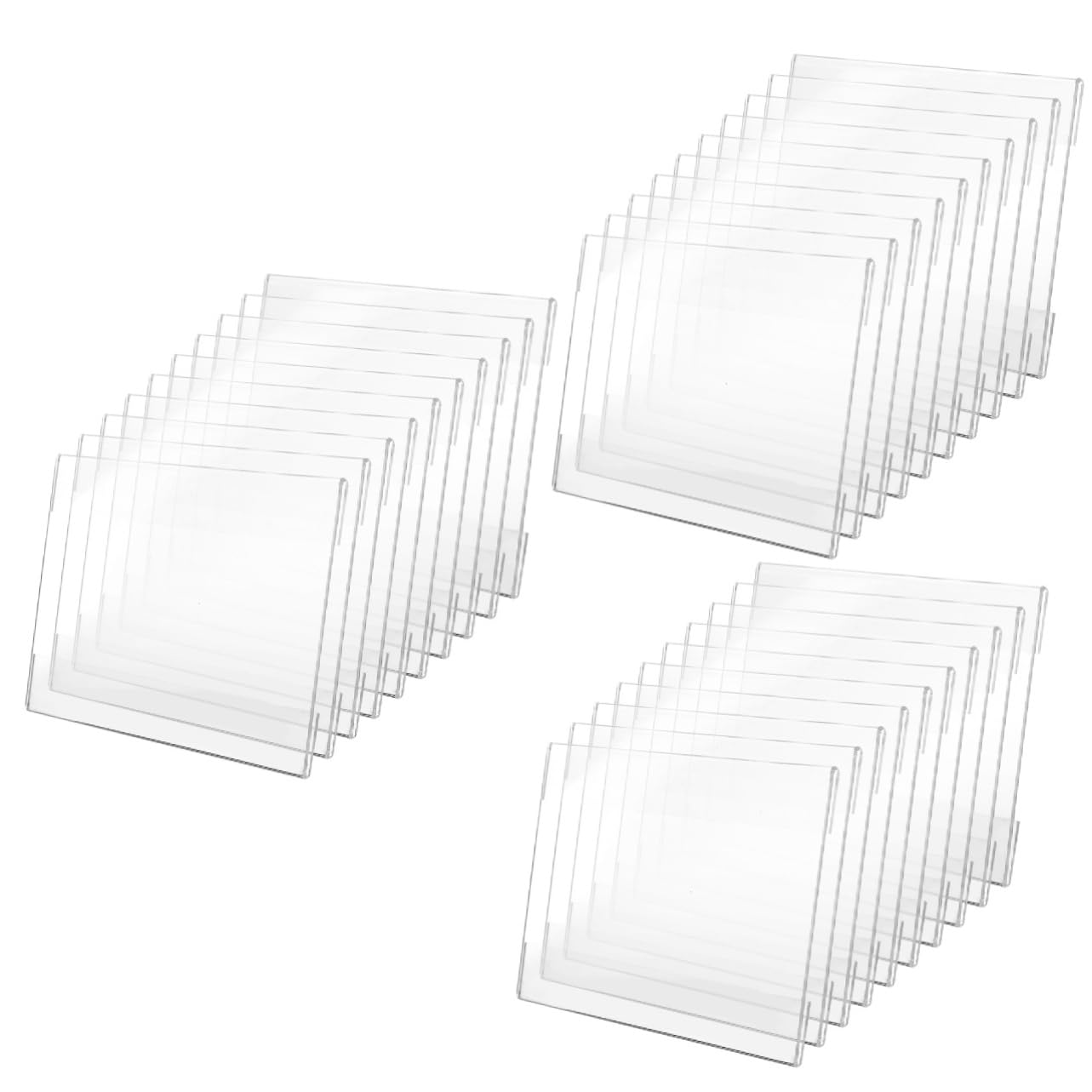 NUOBESTY 30stücke Wandmontierte Preisschildhalter Aus Transparente Etikettenhalter Für Supermärkte Regale Und Verkaufsstellen Installieren Und Platzsparend