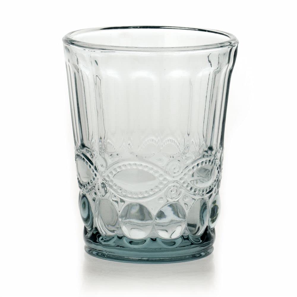 6er Set Wasserglas SOLANGE, transparent, 265 ml., mundgeblasen von TOGNANA