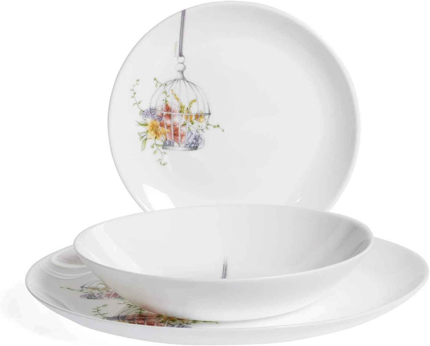 Arc Carine Tafelservies, 18-delig, lichtblauw, glas Arc Carine Tafelservies, 18-delig, lichtblauw, glas