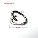 JY-MARINE Dual Carabiner Stainless Steel 304 Spring Hook for Gated Keys and Gear(2 Pieces,Silver)