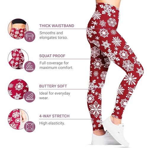 Image of SATINA High Waisted Leggings for Women - Comfortable and Stretchy in Versatile Sizes and Colors