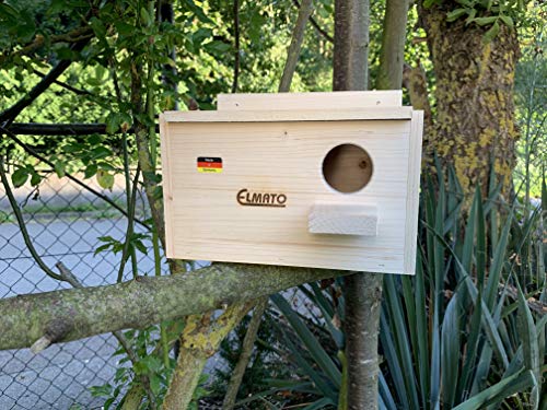 Preisvergleich Produktbild Elmato 13500 Wellensittichkobel Brutkasten Fichte massiv