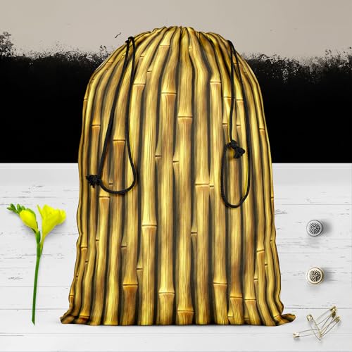 Image of ArtzFolio Bamboo Art | Reusable Sack Bag | Bag for Gym, Storage, Vegetable & Travel