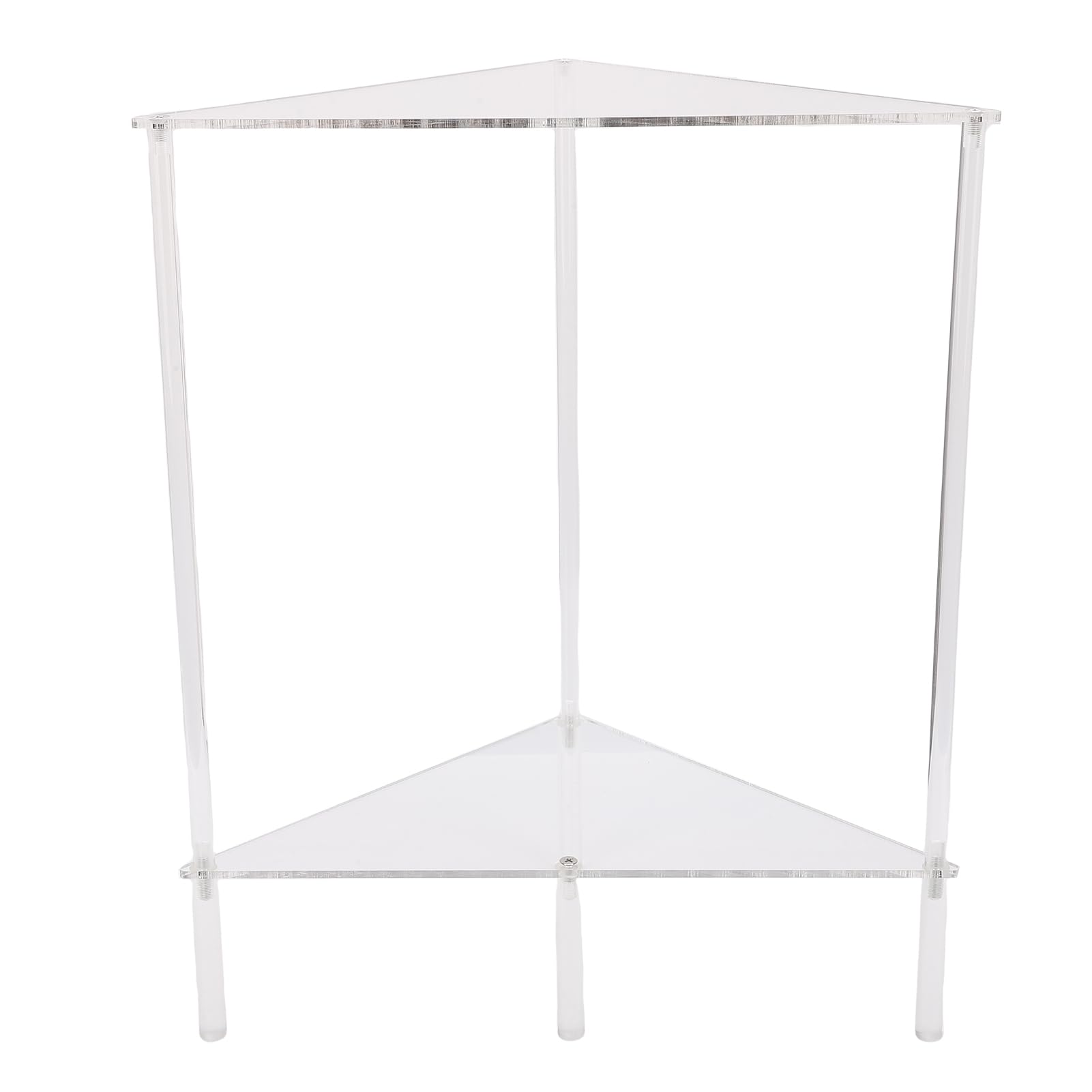 Mesa de Esquina Acrílica Triangular Ahorradora de Espacio