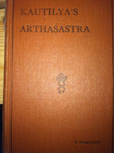 Kautilya's Arthasastra B000X6YKQG Book Cover