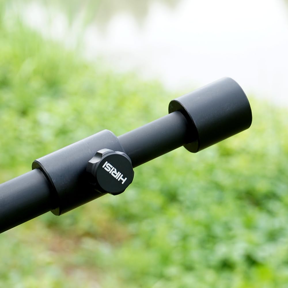 Hirisi Tackle Set di supporto per canne da pesca in alluminio per 3 canne con borsa per il trasporto e teste di supporto per canna (FBA-KT-1670)