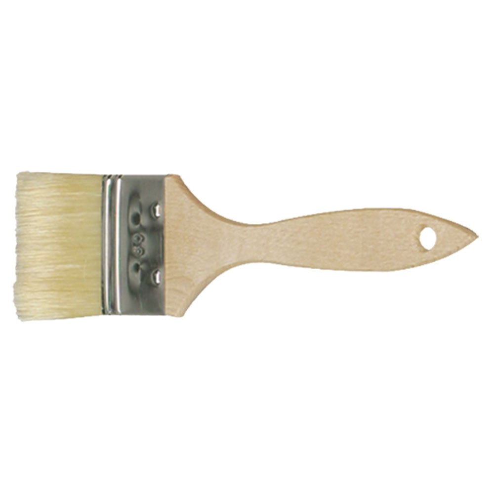 Pinceau à pâtisserie 8 cm en bois pour dorer et badigeonner uniformément
