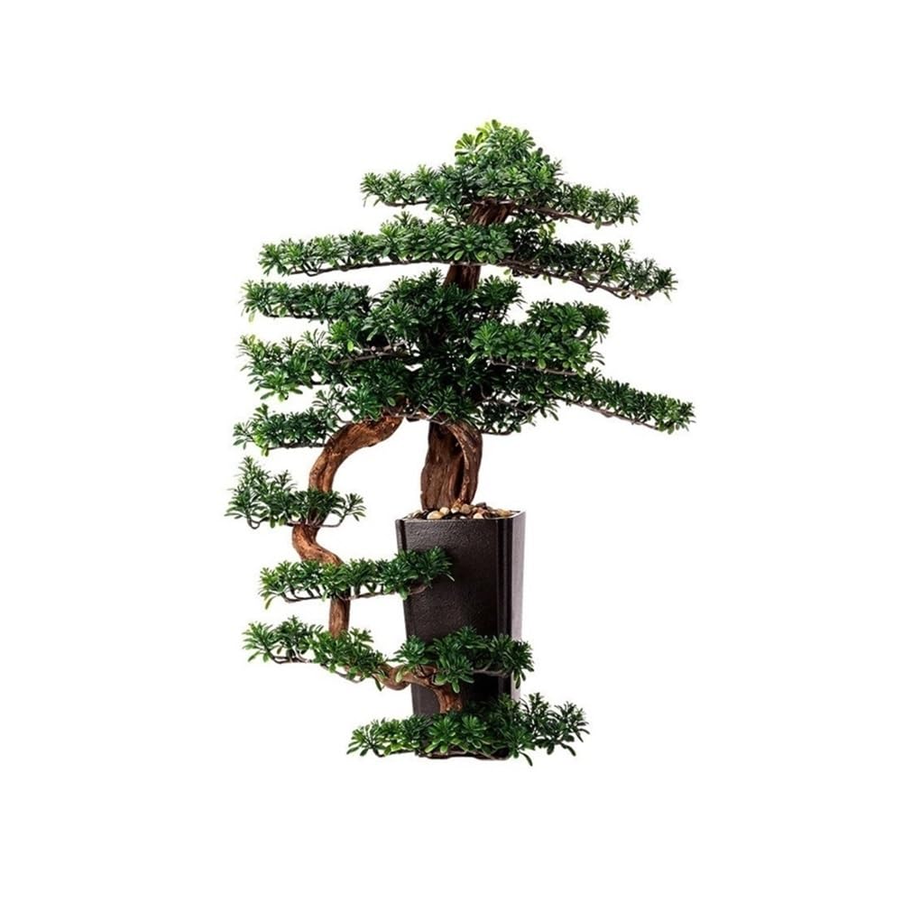 CHENGAIJIAN Artificial Bonsai Tree, Realistic Fake Plant Decoration, Potted Artificial House Plants, for Desktop Display