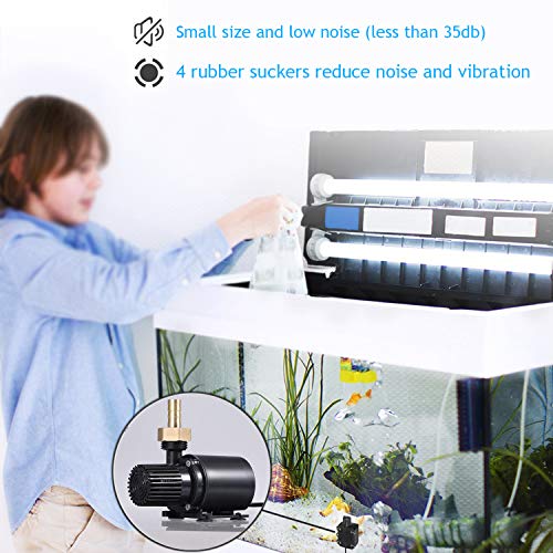 Loijon DECDEAL Bomba de água sem escova DC12V ultra-silenciosa Micro bomba de água sem escova Bomba