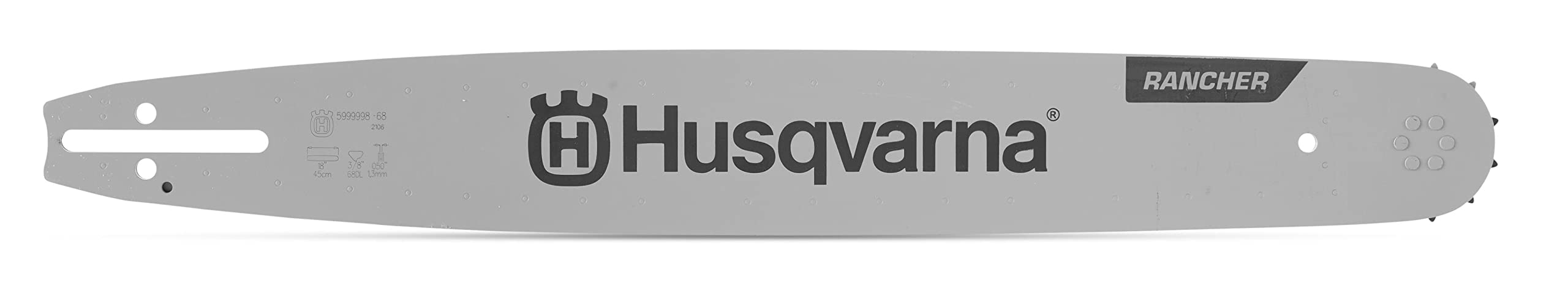 Husqvarvna 599999868 HSM-18 - Barra de motosierra, color gris