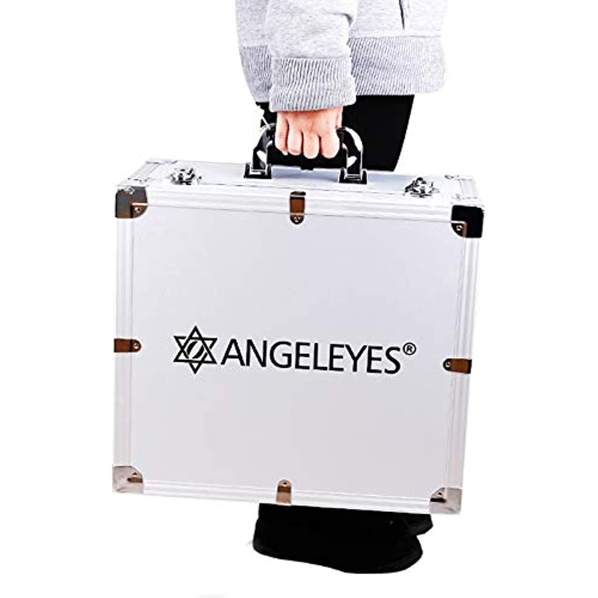 Maleta de Aluminio para Celestron Nexstar 127 SLT Mak - Caja de Telescopio Computarizado - Plateado Gris Naranja - ABS - 40 x 24 x 44 cm - 4.5 kg