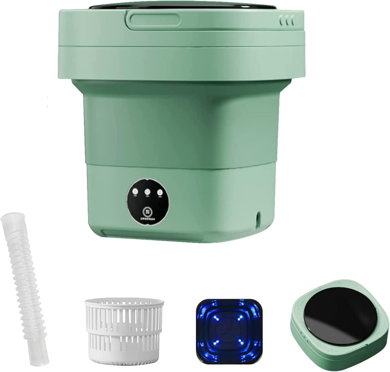 Ultrasonic Cleaning Machine,8L Mini Washing Machine and Dryer Folding