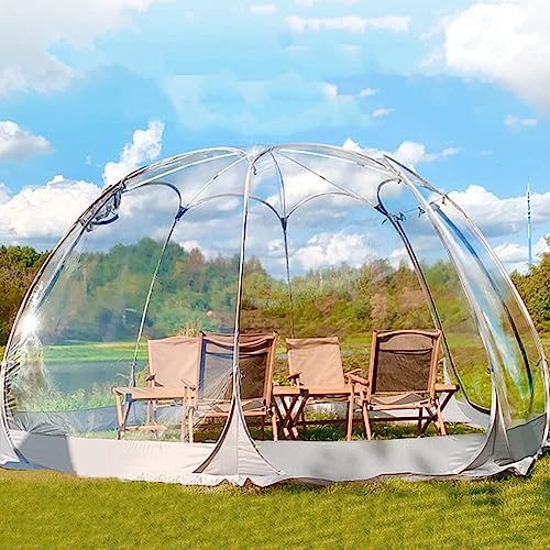 Carpa inflable de burbujas emergente, 3,6 m, refugio de cúpula iglú de alta calidad para 3 6 personas, invernadero instantáneo para fiestas y camping