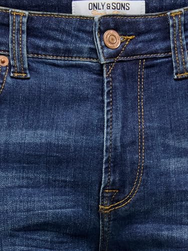 Only And Sons Weft Med Blue Uomo Jeans Blu W36L32 - 7