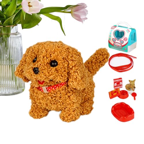 Perro robot peluche interactivo para jugar en casa en familia