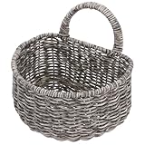 Panier suspendu à la porte – ce panier tressé est idéal pour ranger fruits, bonbons, en-cas et autres articles de cuisine et ménagers. panier à légumes suspendu