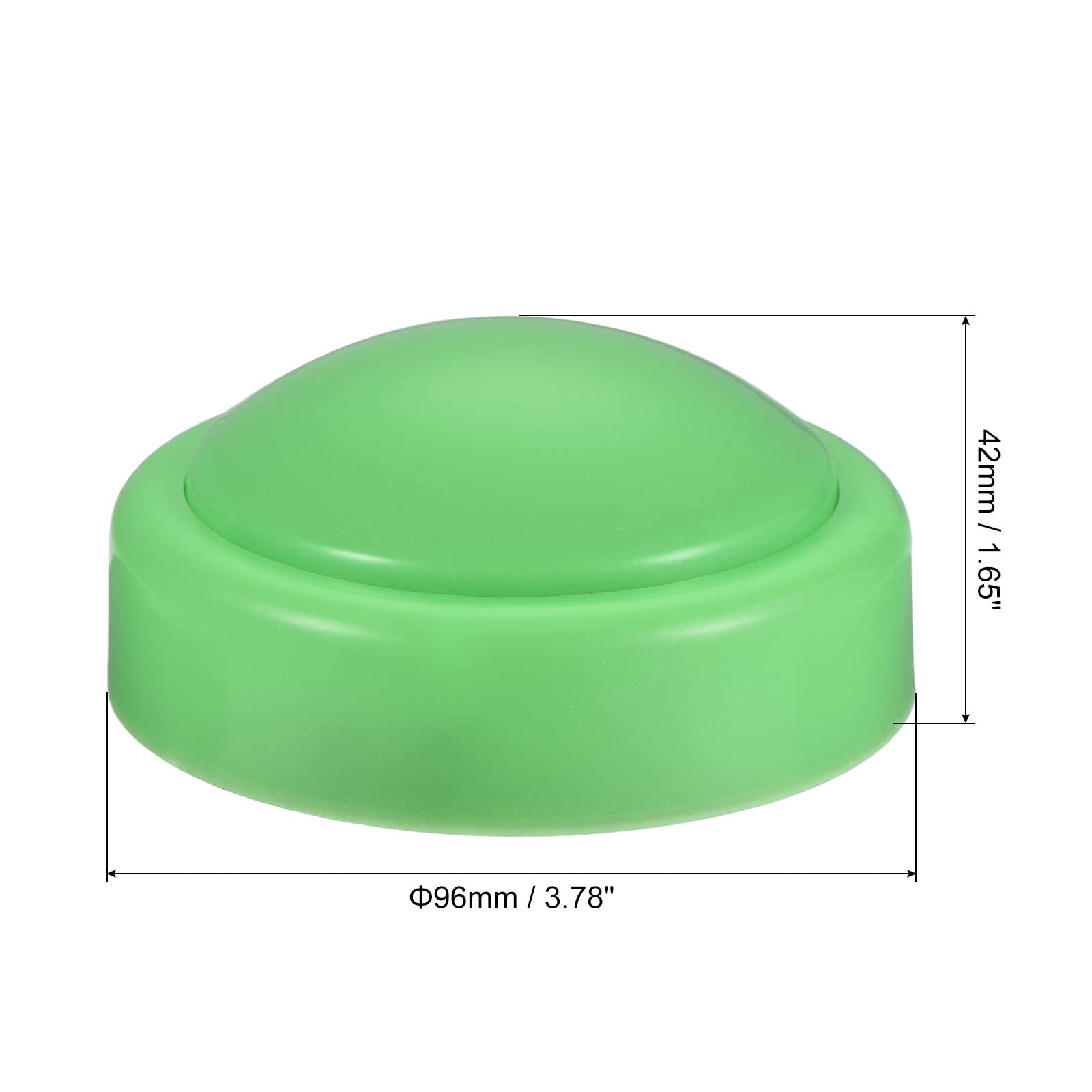 MECCANIXITY Touch Tap Light LED Push Night Light AAA Battery Powered 3.8inch for Closet Cabinet Stair Camping Green Pack of 4