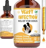Natural Yeast Infection Treatment for Dogs,Supports Healthy Itch Relief,Inflammation Relief,Allergy...