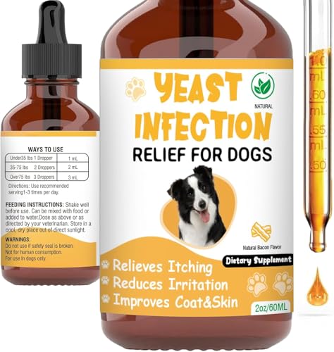 Natural Yeast Infection Treatment for Dogs,Supports Healthy Itch Relief,Inflammation Relief,Allergy