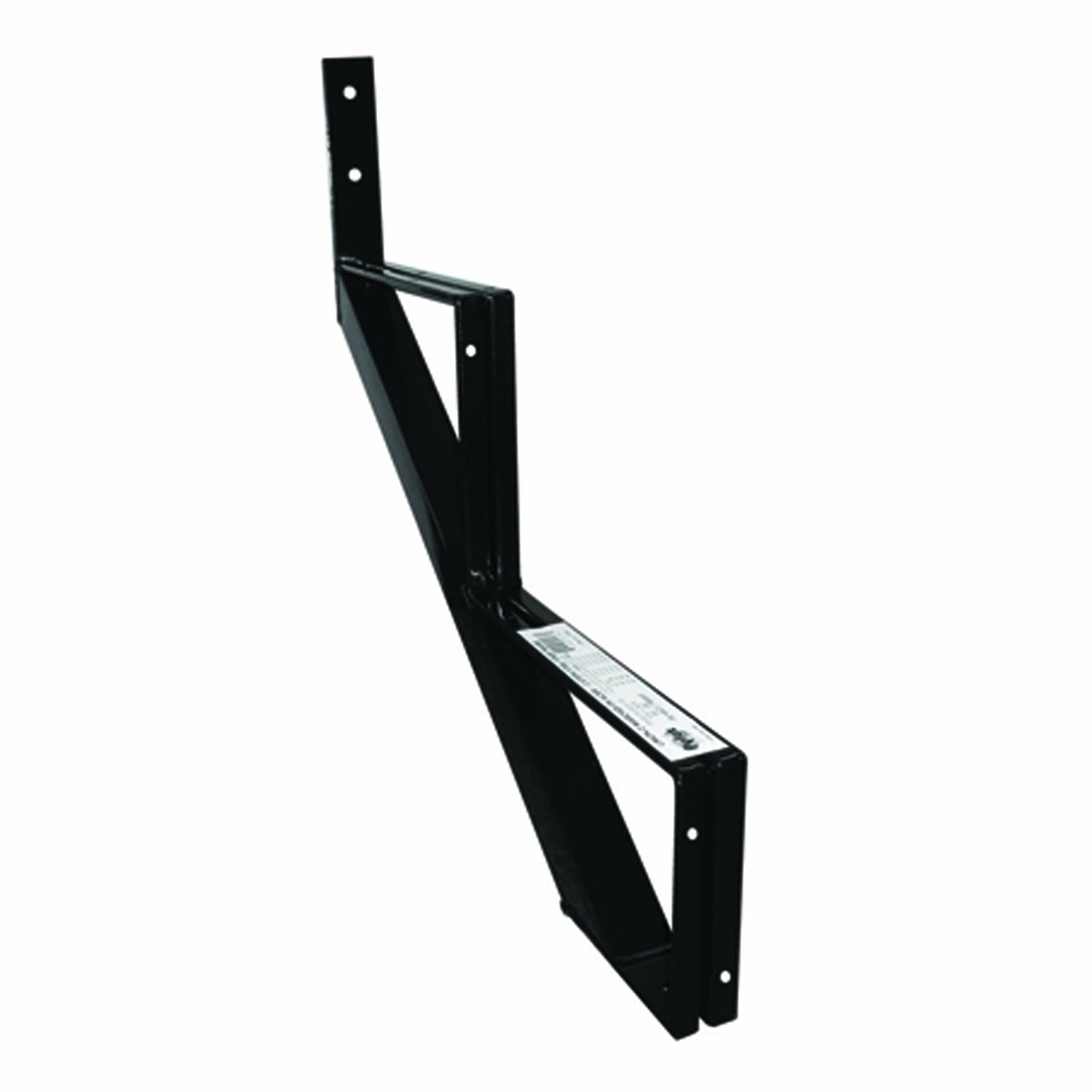 Pylex 13902 Steel Stair Riser 2 Steps Steel Stair Stringers, Black