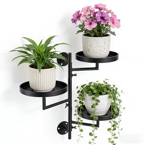 Support métallique avec rotation 180 étagère murale rotative 3 niveaux