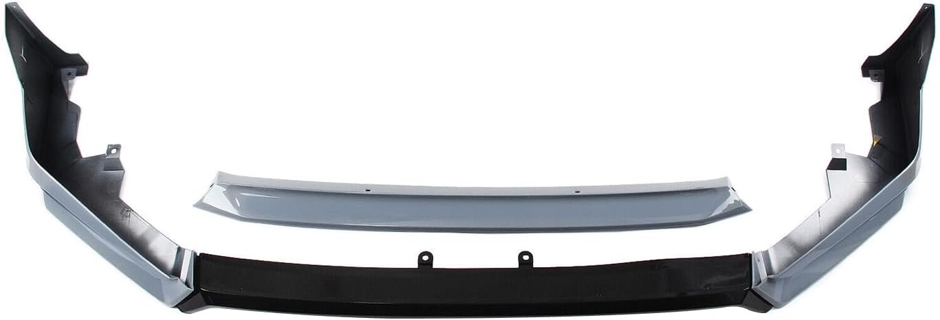 Front Lip Compatibility with 2022-2024 Civic Yofer Style Front Bumper Chin Lip Splitter Spoiler Kit Black Sonic Gray