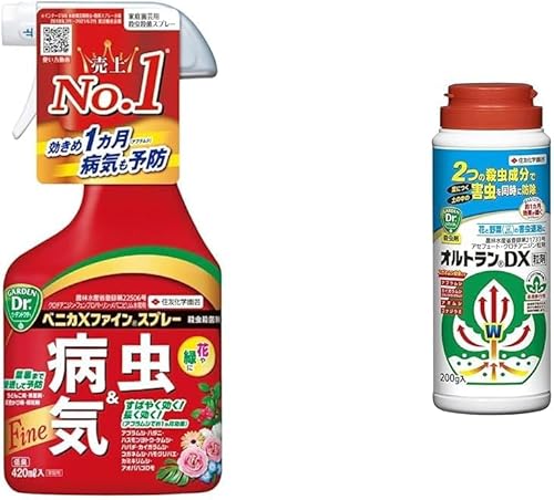 【セット買い】住友化学園芸 ベニカXファインスプレー 420ml & オルトランDX粒剤 200g
