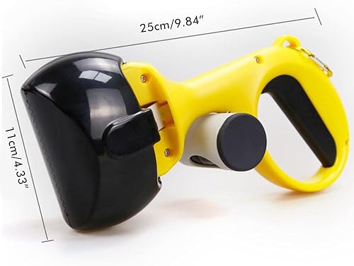 Miniatura 4 de Mango redondeado para mascotas, recogedor de excrementos de perro, portátil, abrazadera para quitar excrementos de gato, desechos, heces y limpiador