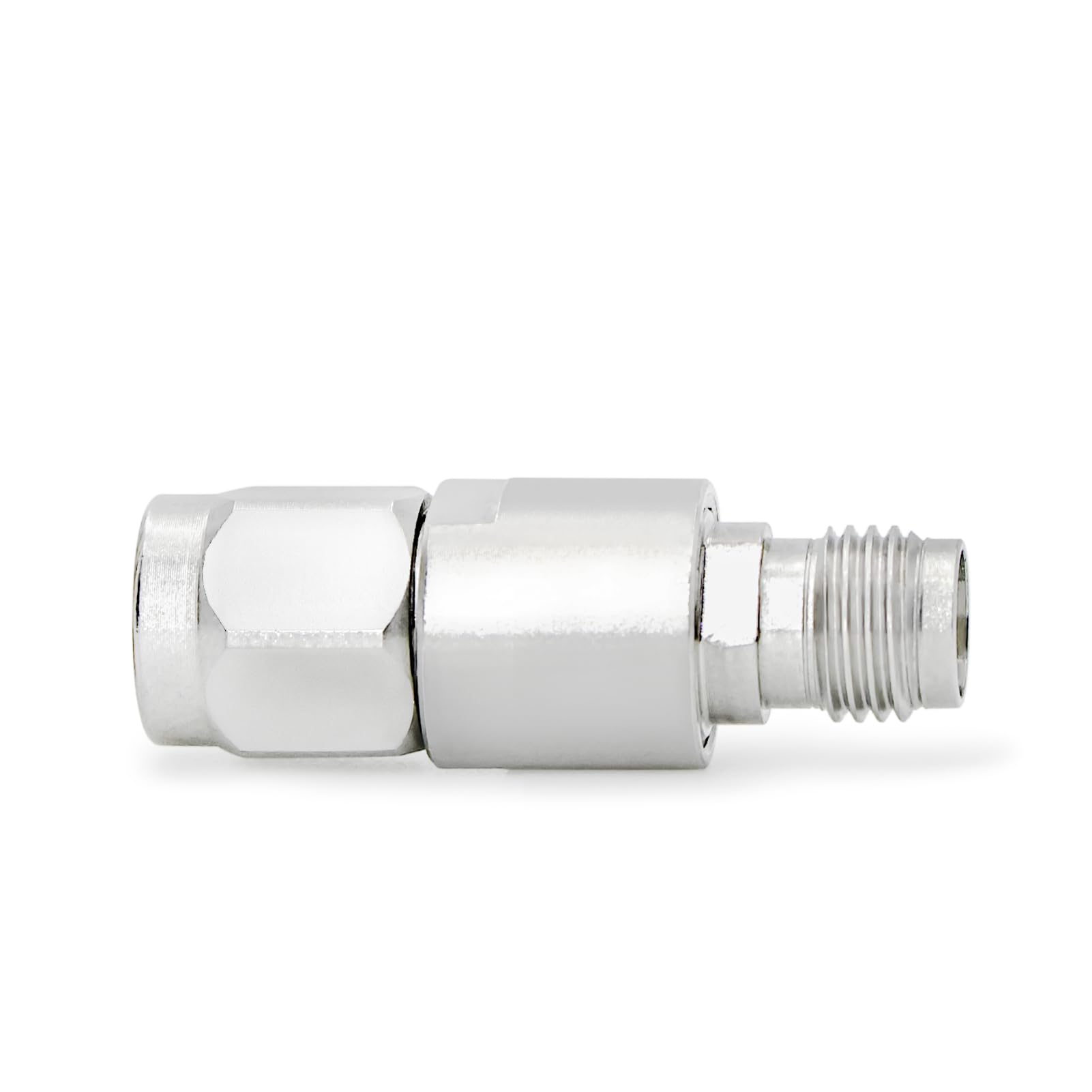 TOJOIN 12,4 GHz 10 dB RF attenuatore coassiale 2 W 50 Ohm SMA maschio a femmina RF coassiale SMA Attenuatore fisso, 2 attenuatori in rame