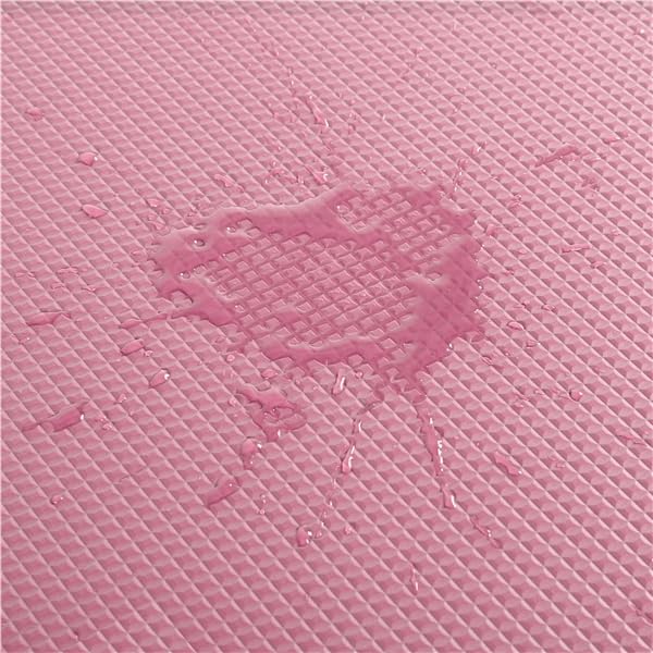 Tavolo da Toelettatura per Cani Tosatura Piano Antiscivolo Pieghevole Rosa 177 cm