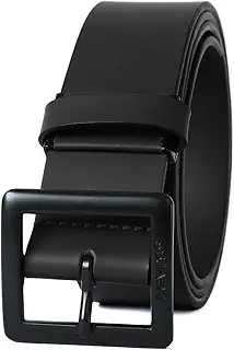 [リーバイス] ベルト メンズ レザー 牛革 革 カジュアル スクエア バックル ブランド ロゴ 刻印